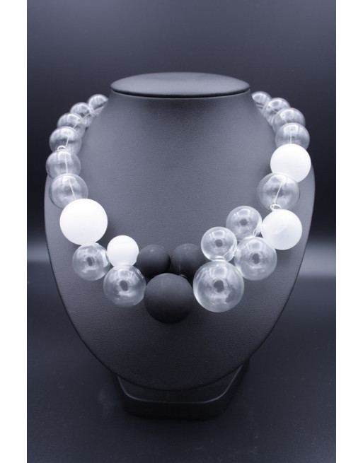 Acheter Collier en Grosses Perles de Verre de Murano