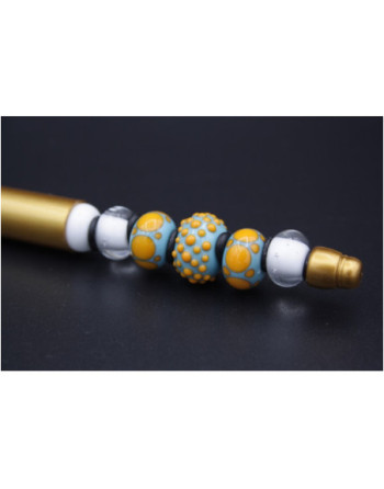 achetez stylo à bille décoré de perles en verre de murano