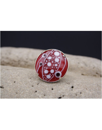Acheter Bague en Perle de Verre de Murano - Serti
